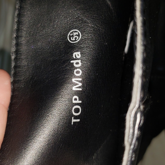 TOP Moda Black thigh high black boots - Picture 9 of 10